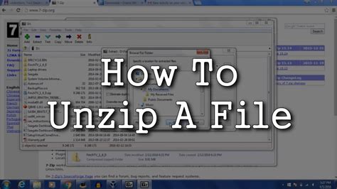 How To Unzip .7Z File