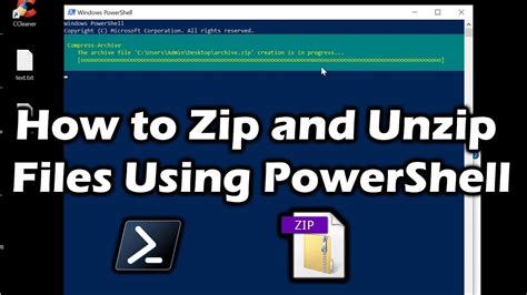 How To Unzip A File Using Powershell