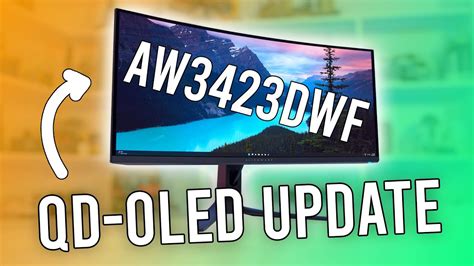 how to update alienware aw3423dwf