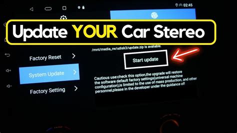 How To Update Android Car Stereo