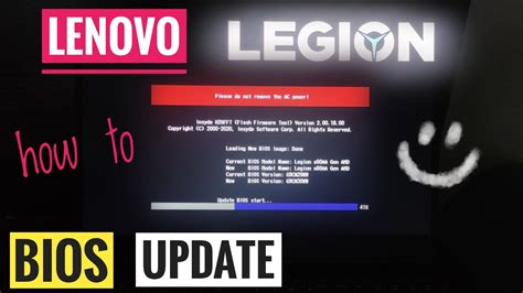 how to update bios lenovo legion 5