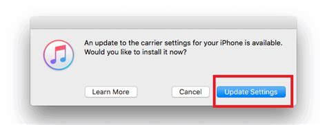 How To Update Carrier Settings On Iphone Using Itunes