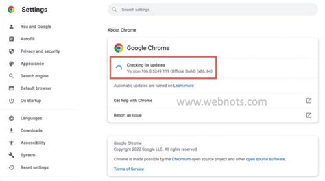 how to update chrome version in eclipse