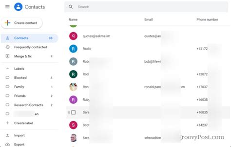 how to update contacts in gmail