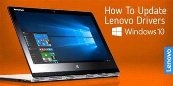 how to update drivers on lenovo laptop