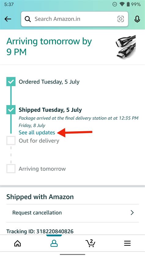 how to update email in amazon app