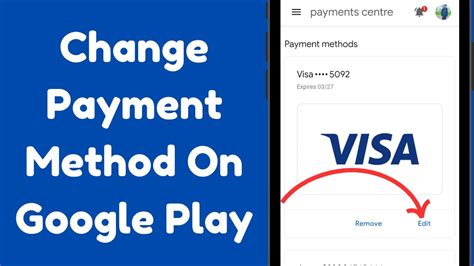 how to update google payment method