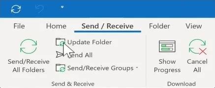 How To Update Group Folder In Outlook