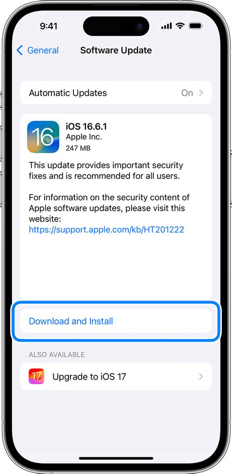 how to update ios 15 to 16