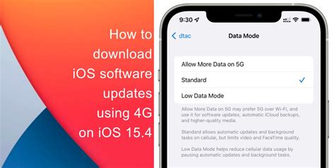 how to update ios 15 with cellular data
