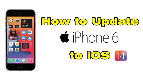 how to update iphone 6 on computer