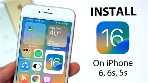 how to update iphone 6 to ios 16