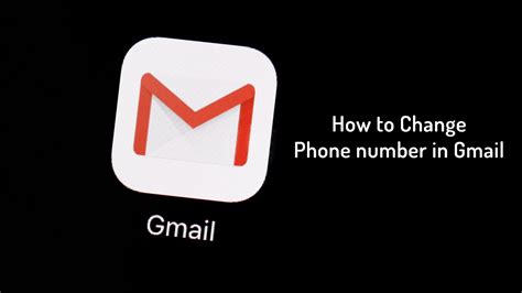 how to update phone number in gmail account