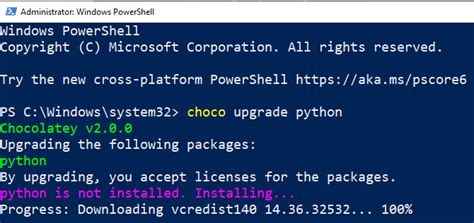 how to update python in windows powershell