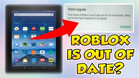 how to update roblox game on amazon fire tablet
