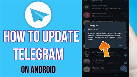 how to update telegram