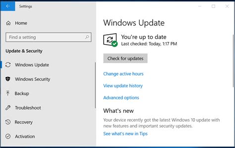 how to update windows to a specific version