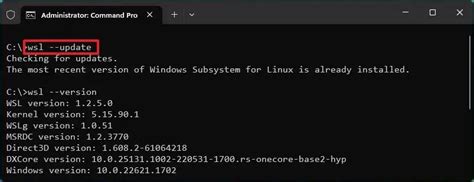 how to update wsl on windows 11
