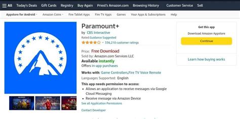 how to upgrade paramount subscription on amazon