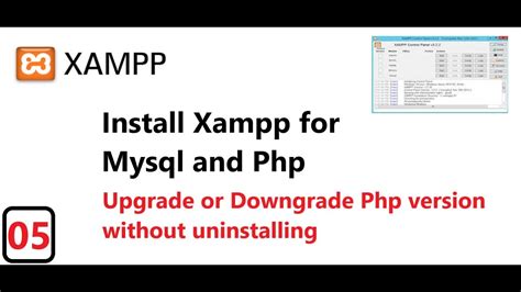 how to upgrade php version in windows