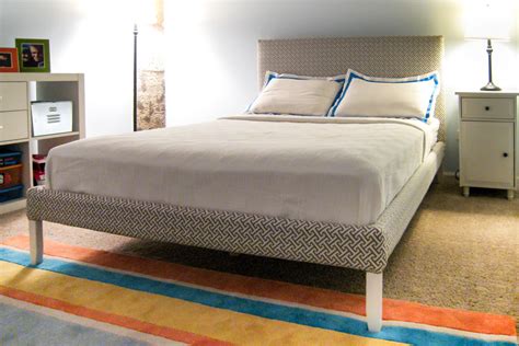 how to upholster a bed frame