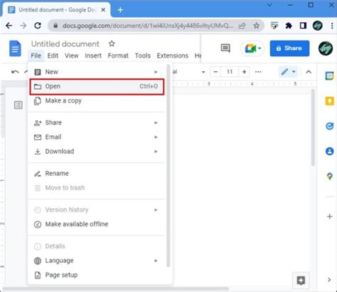 how to upload a doc in google docs
