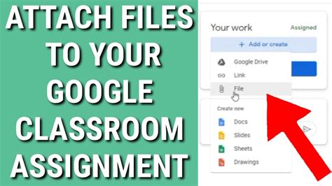How To Upload A Folder To Google Classroom Assignment