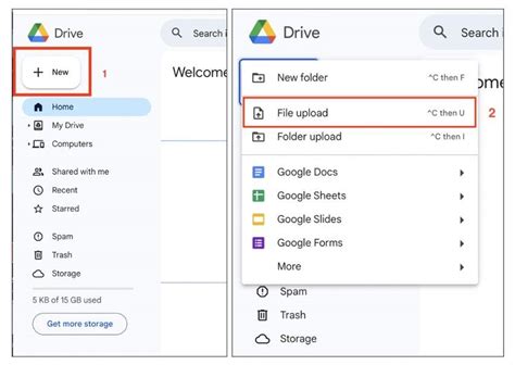 how to upload an excel document to google docs