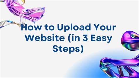 How To Upload An Image To Your site