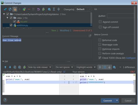 how to upload code to github from pycharm