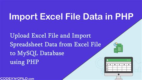 how to upload excel file in mysql database using php