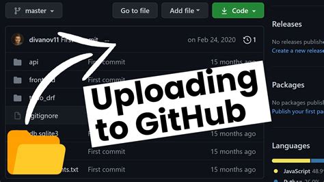 How To Upload Files To Github Project
