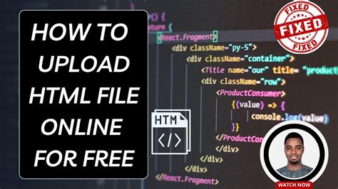 how to upload html website in internet for free