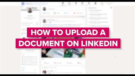how to upload multiple documents on linkedin