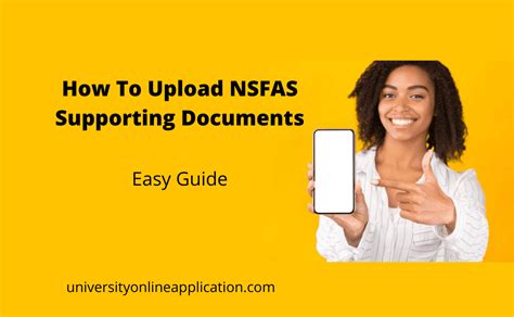 how to upload nsfas supporting documents 2023