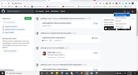 how to upload python code on github