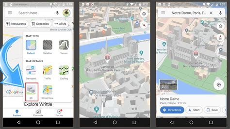 how to use 3d view on google maps
