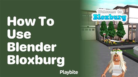How To Use A Blender In Bloxburg