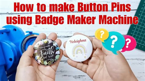 how to use a button badge maker