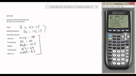 How To Use A Calculator In Statistics