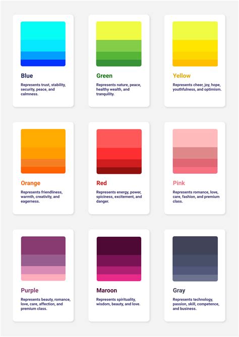 how to use a color palette in web design