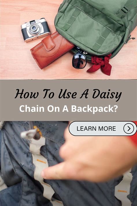 How To Use A Daisy Chain On A Backpack