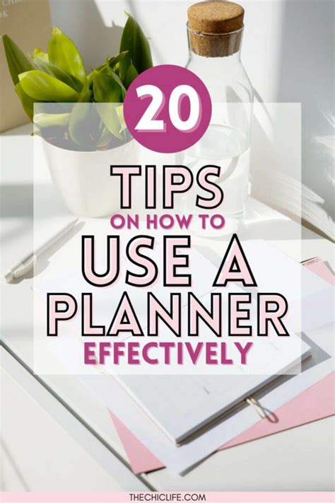 How To Use A Day Planner Effectively