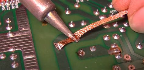 How To Use A Desoldering Braid