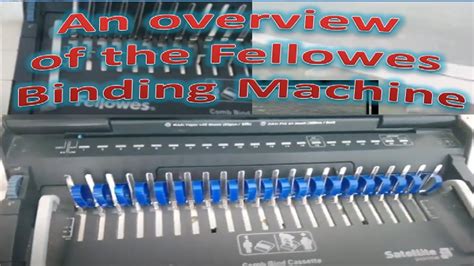 How To Use A Fellowes Binding Machine