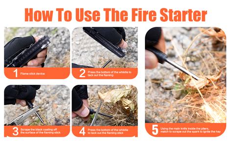 How To Use A Fire Starter With A Knife