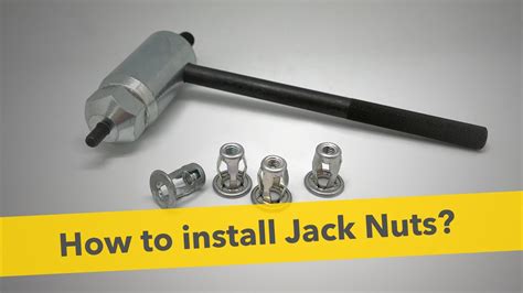 How To Use A Jack Nut Tool