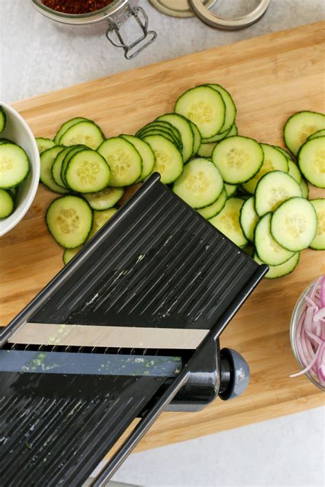 How To Use A Mandoline Slicer For Cucumbers