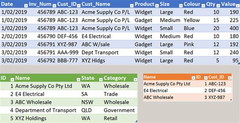 how to use a mapping table in excel