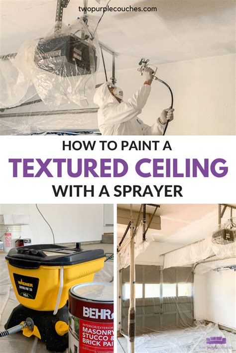 How To Use A Paint Sprayer Inside Ceiling
